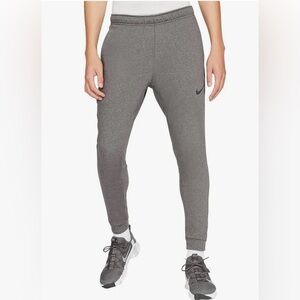 Nike Dri-FIT Taper Fleece Training Pants - Smoke Grey - Size Medium